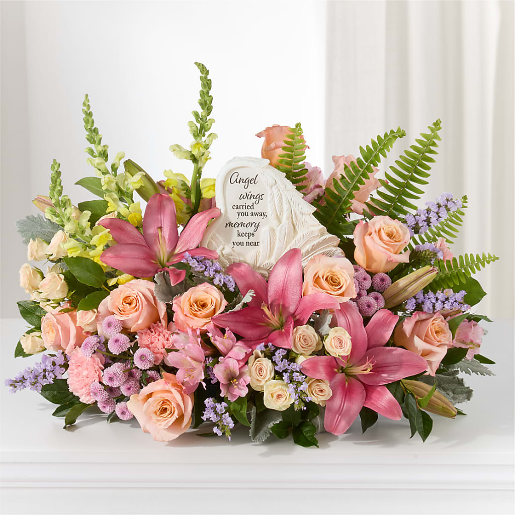 Gentle Light Arrangement – HONEY BEES FLORAL & MORE, Lucedale MS