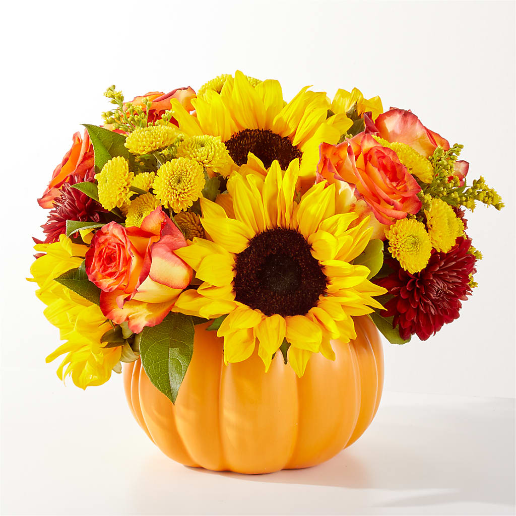 Golden Gourd Pumpkin Bouquet – HONEY BEES FLORAL & MORE, Lucedale MS