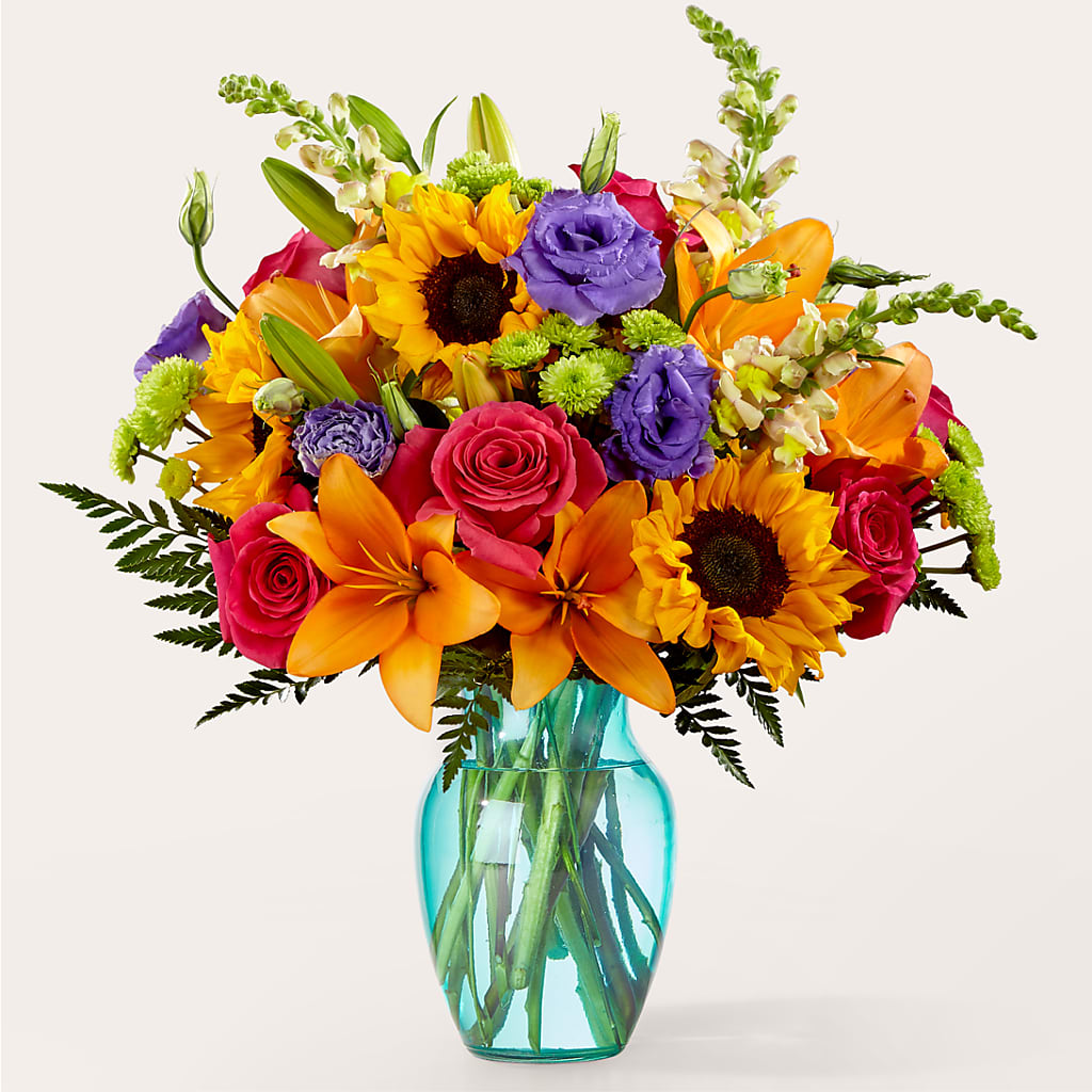 Double Rainbow Bouquet – HONEY BEES FLORAL & MORE, Lucedale MS