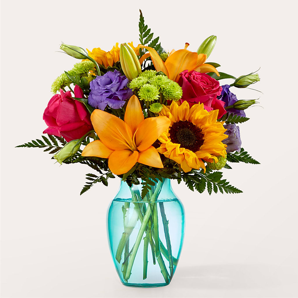 Double Rainbow Bouquet – HONEY BEES FLORAL & MORE, Lucedale MS