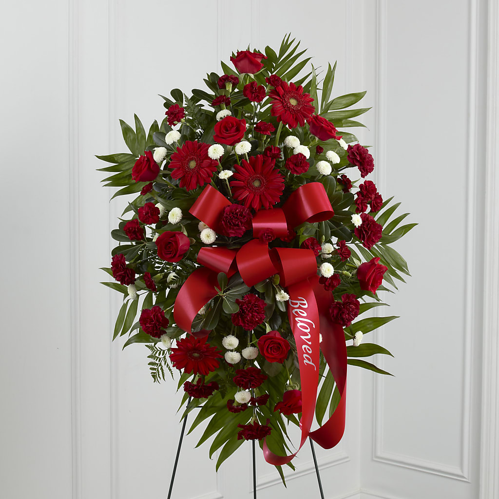 Treasured Memories Standing Spray – HONEY BEES FLORAL & MORE, Lucedale MS