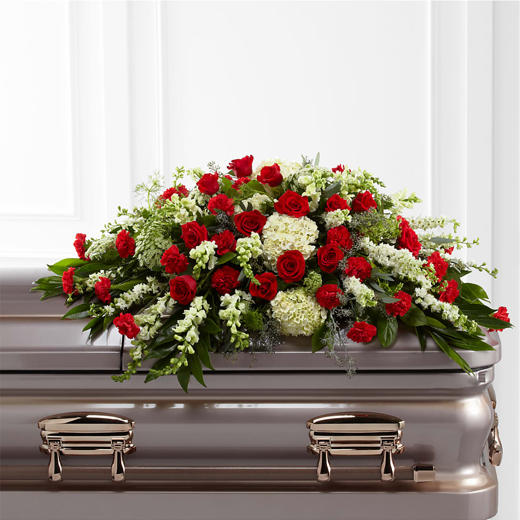Sincerity Casket Spray – HONEY BEES FLORAL & MORE, Lucedale MS