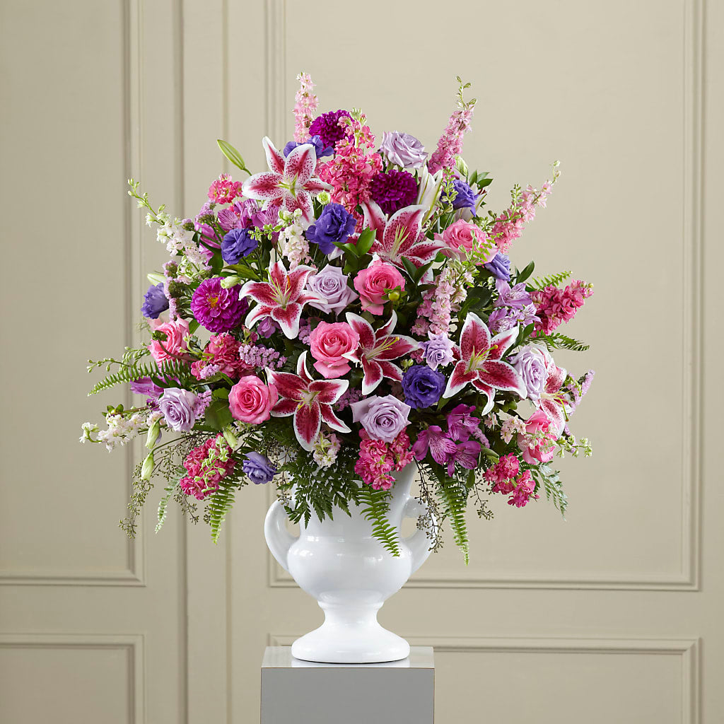 Peaceful Tribute Arrangement – HONEY BEES FLORAL & MORE, Lucedale MS