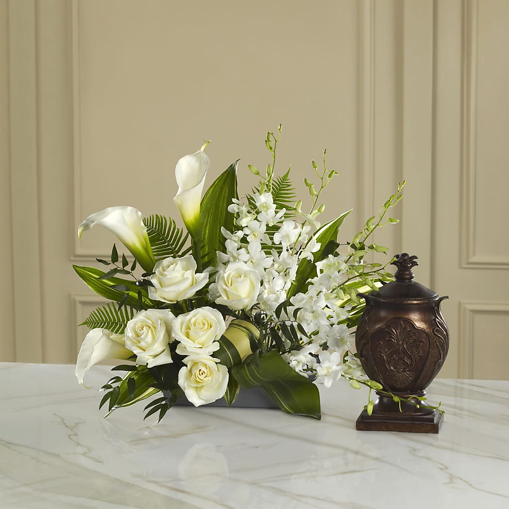 At Peace Arrangement – HONEY BEES FLORAL & MORE, Lucedale MS