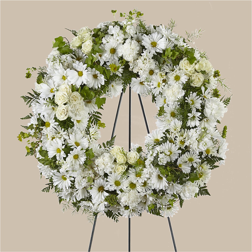 Faithful Wishes Wreath – HONEY BEES FLORAL & MORE, Lucedale MS