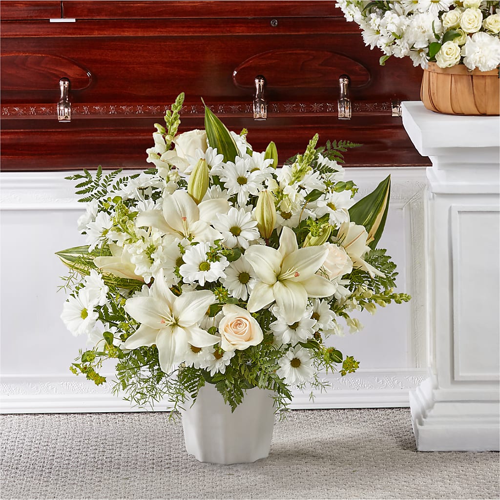 Thoughts of Tranquility Floor Basket – HONEY BEES FLORAL & MORE, Lucedale MS