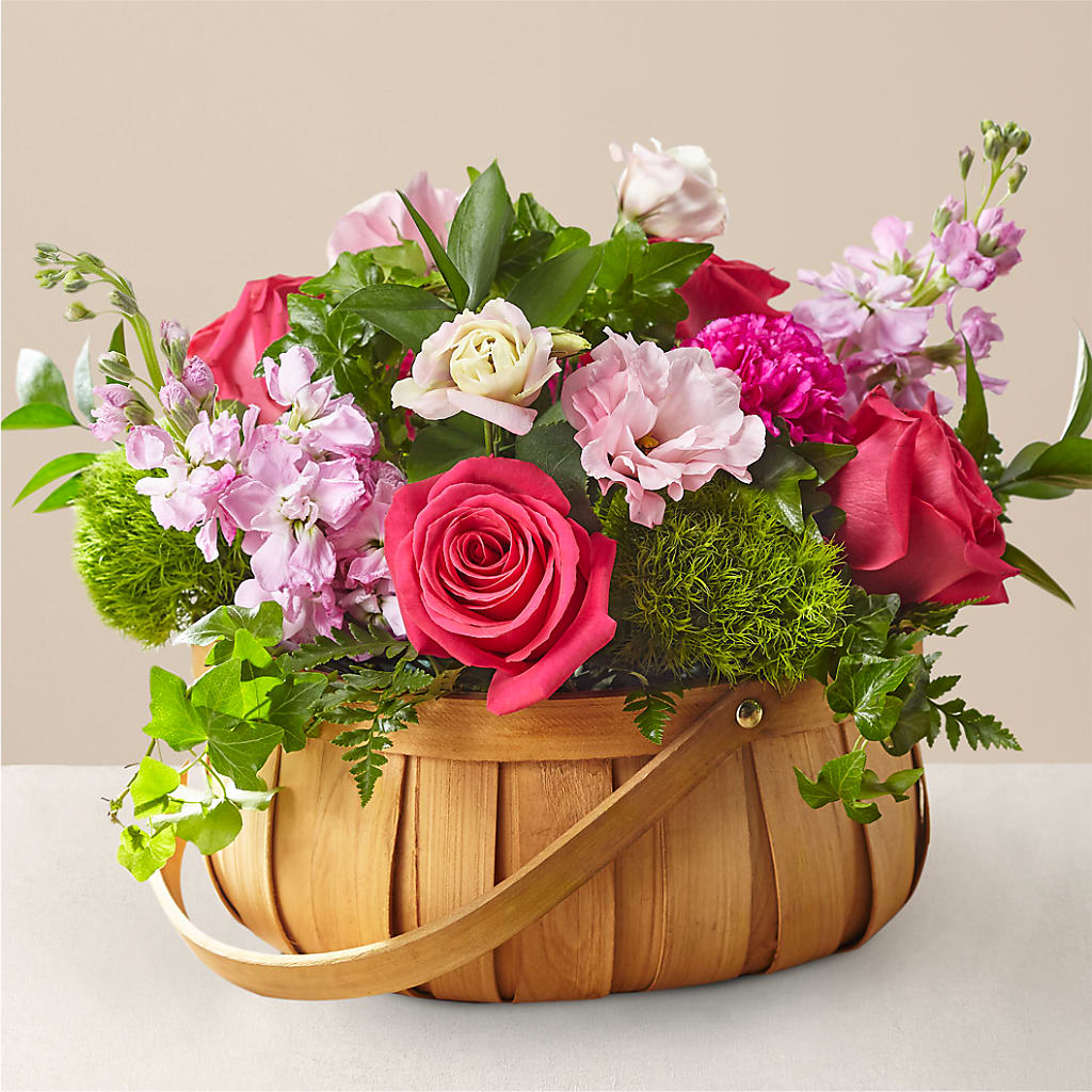 Radiance in Bloom Basket – HONEY BEES FLORAL & MORE, Lucedale MS