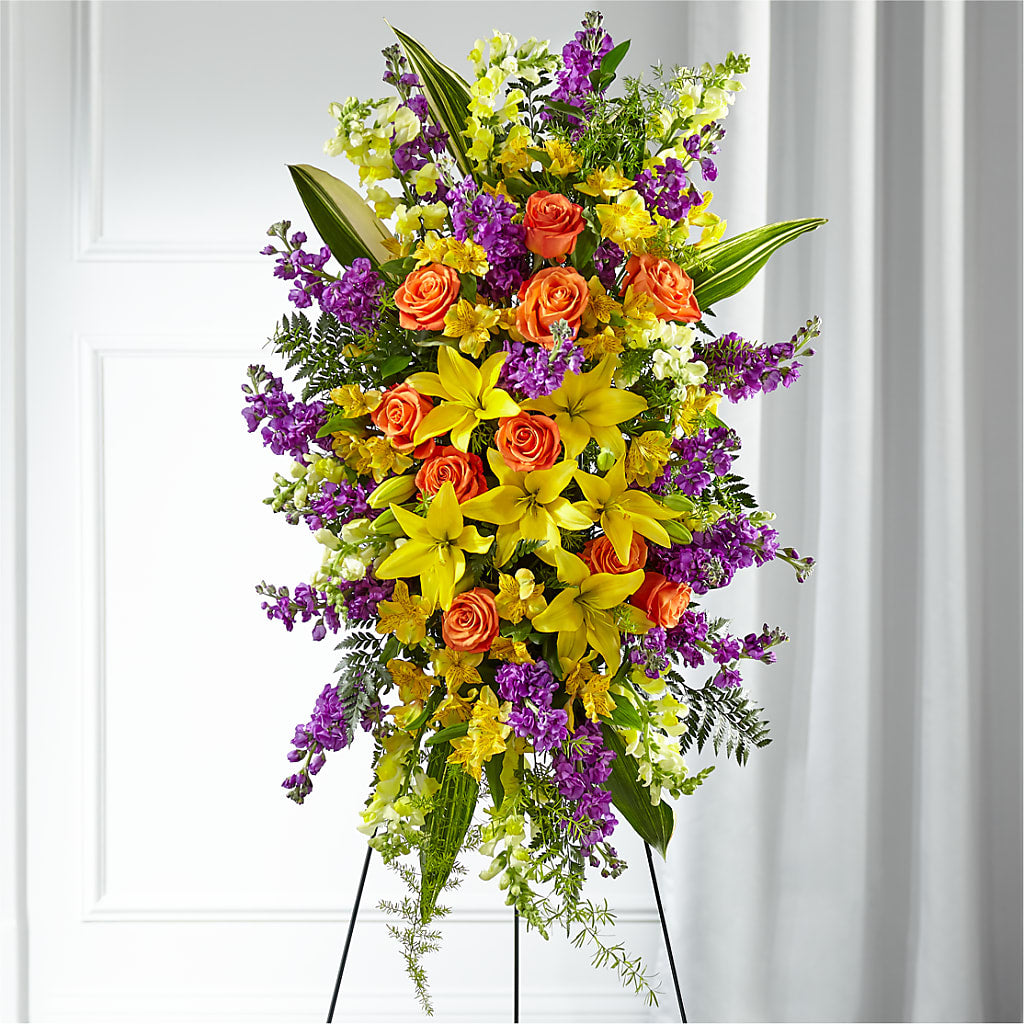 Thoughtful Prayers Standing Spray – HONEY BEES FLORAL & MORE, Lucedale MS