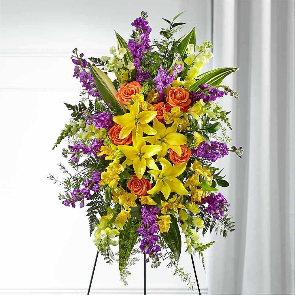 Thoughtful Prayers Standing Spray – HONEY BEES FLORAL & MORE, Lucedale MS