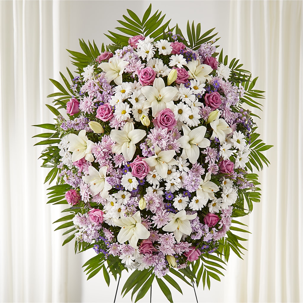 Surrounded by Love Standing Spray – HONEY BEES FLORAL & MORE, Lucedale MS