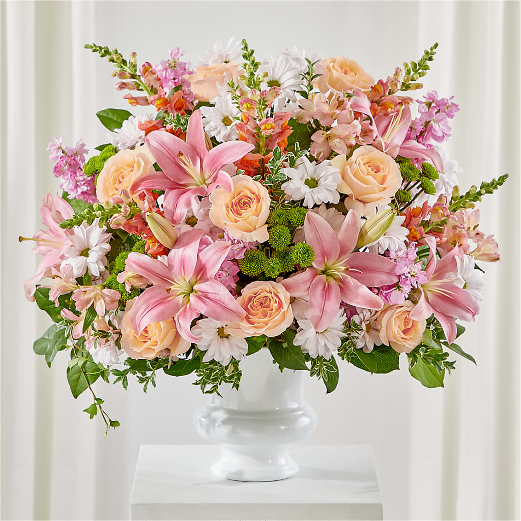 Heartfelt Gesture Urn Arrangement – HONEY BEES FLORAL & MORE, Lucedale MS