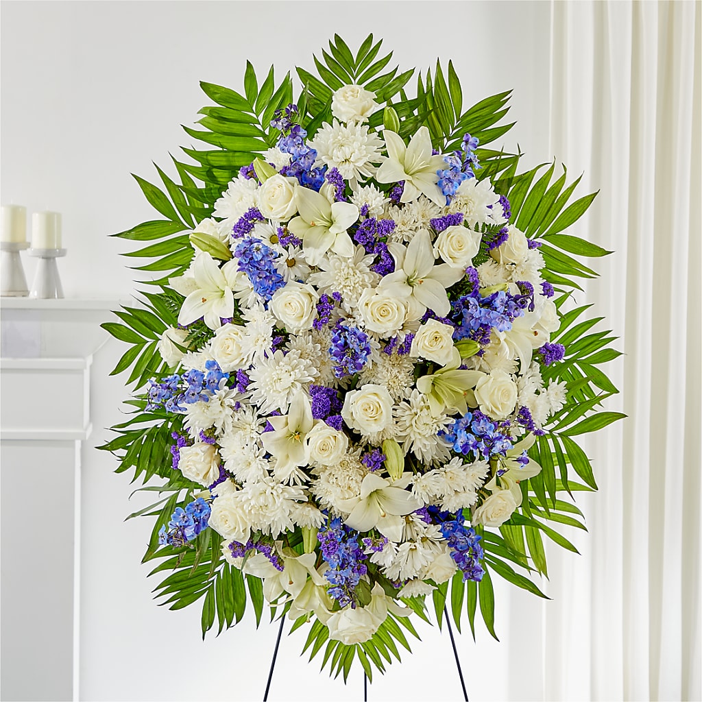 At Rest Standing Spray – HONEY BEES FLORAL & MORE, Lucedale MS
