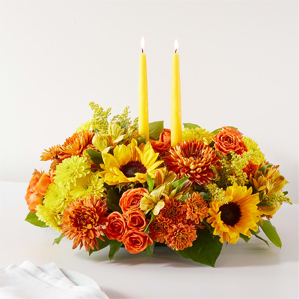 Autumn Harmony Centerpiece – HONEY BEES FLORAL & MORE, Lucedale MS