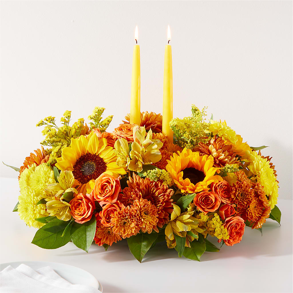 Autumn Harmony Centerpiece – HONEY BEES FLORAL & MORE, Lucedale MS