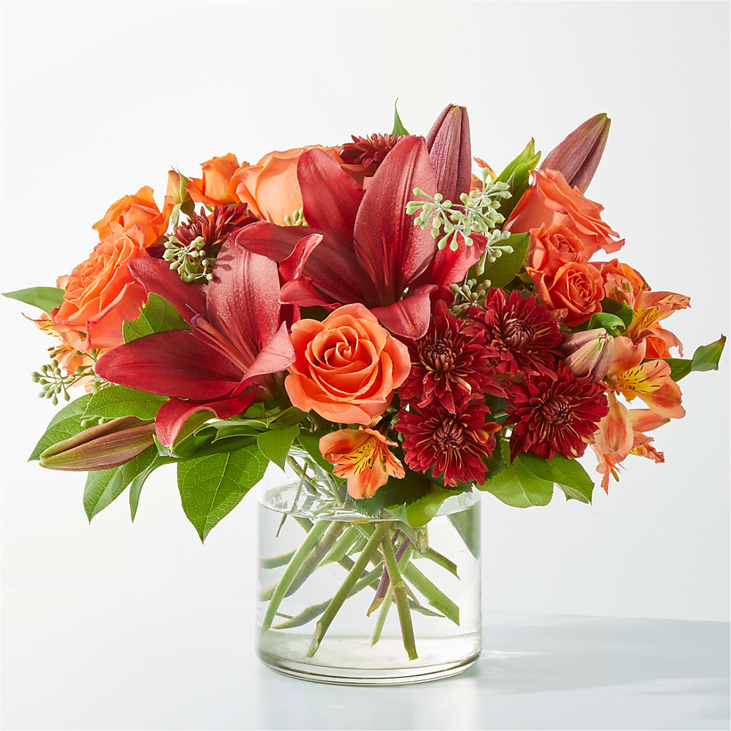 Crimson Leaves Bouquet – HONEY BEES FLORAL & MORE, Lucedale MS