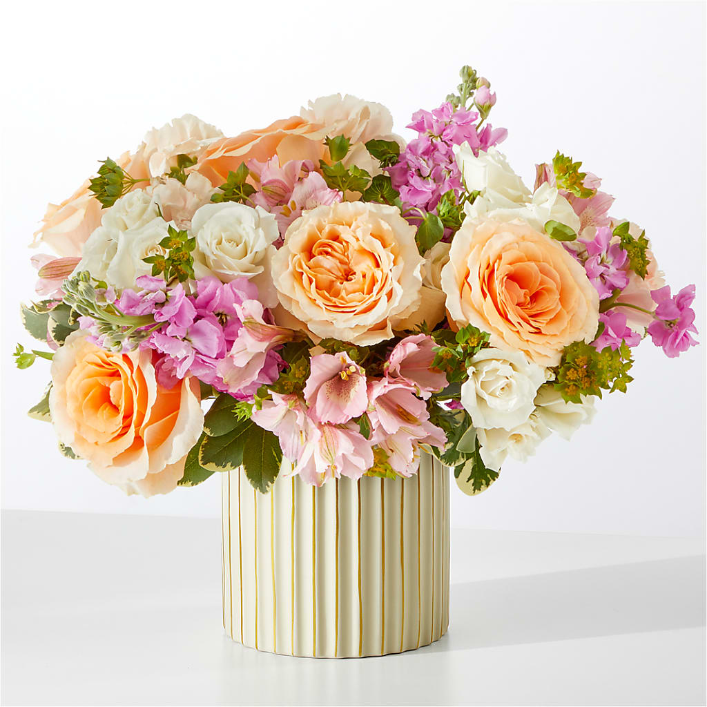 Paradise Bouquet with Ivory Vase – HONEY BEES FLORAL & MORE, Lucedale MS