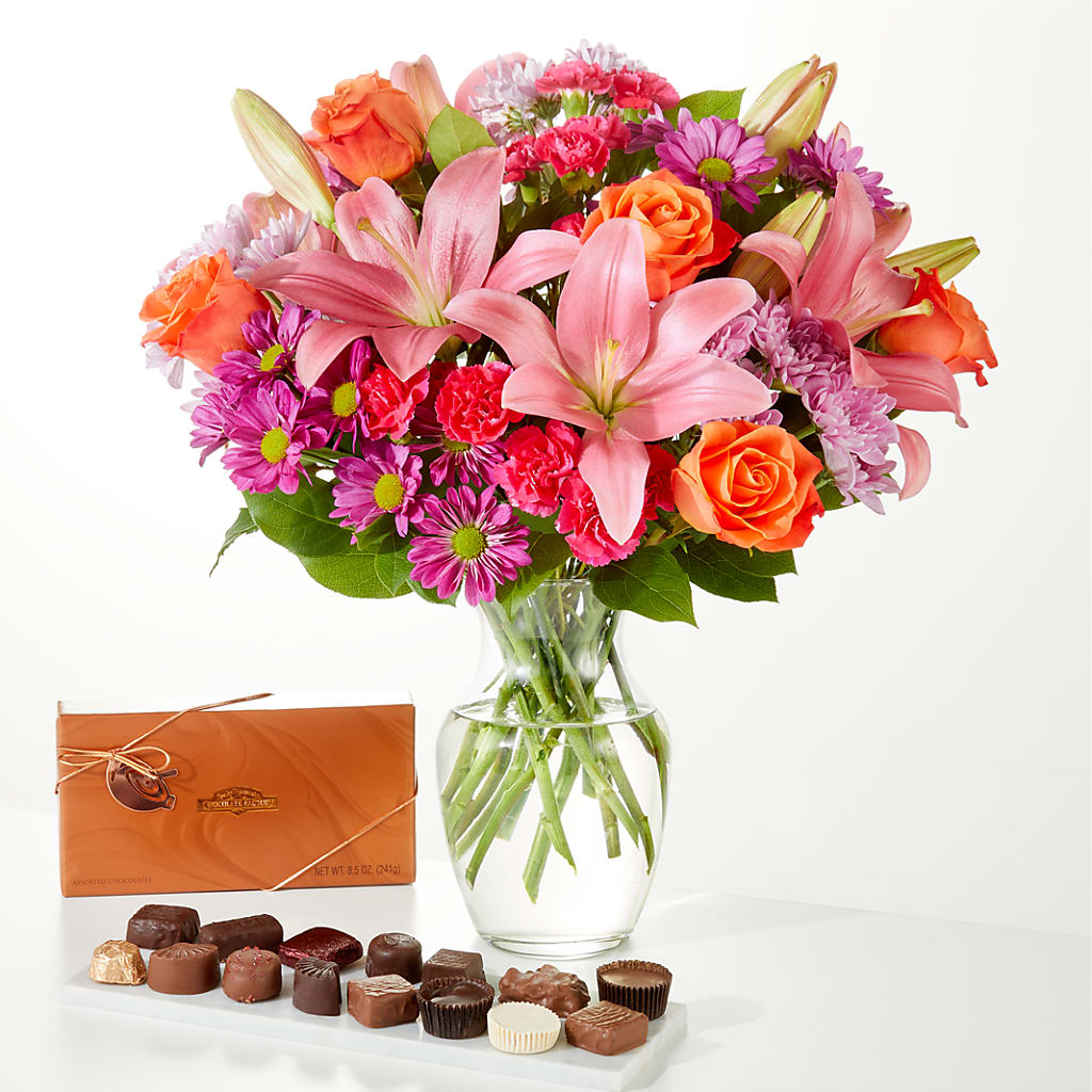 One and Only Bouquet and Chocolate Bundle – HONEY BEES FLORAL & MORE, Lucedale MS