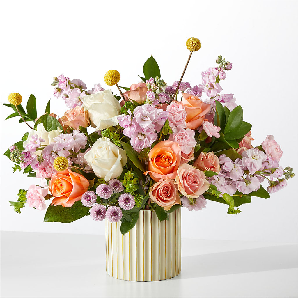 French Market Bouquet with Ivory Vase – HONEY BEES FLORAL & MORE, Lucedale MS