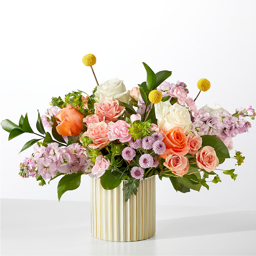 French Market Bouquet with Ivory Vase – HONEY BEES FLORAL & MORE, Lucedale MS