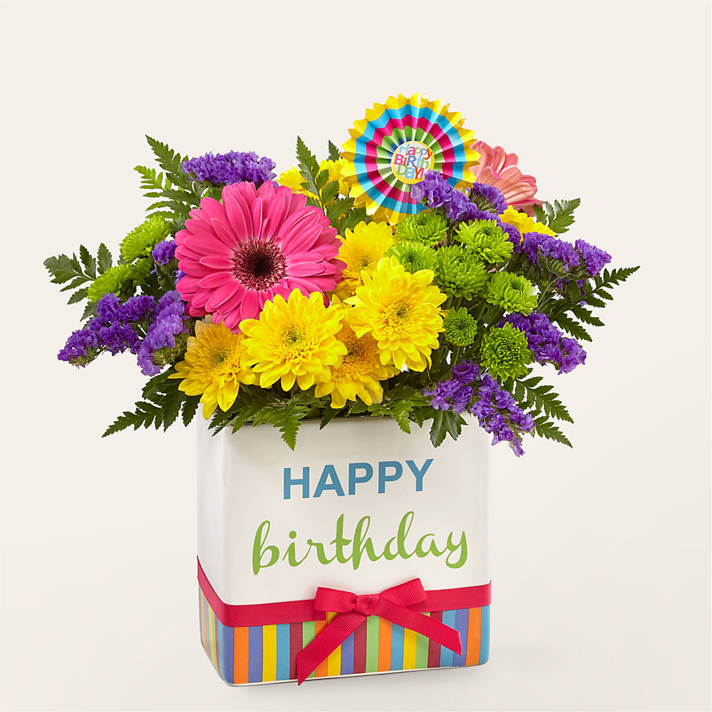 Birthday Brights Bouquet – HONEY BEES FLORAL & MORE, Lucedale MS