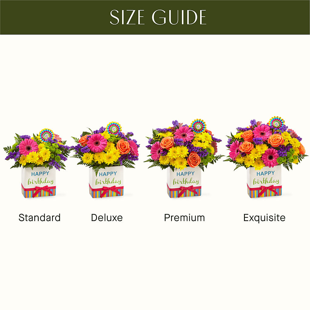 Birthday Brights Bouquet – HONEY BEES FLORAL & MORE, Lucedale MS