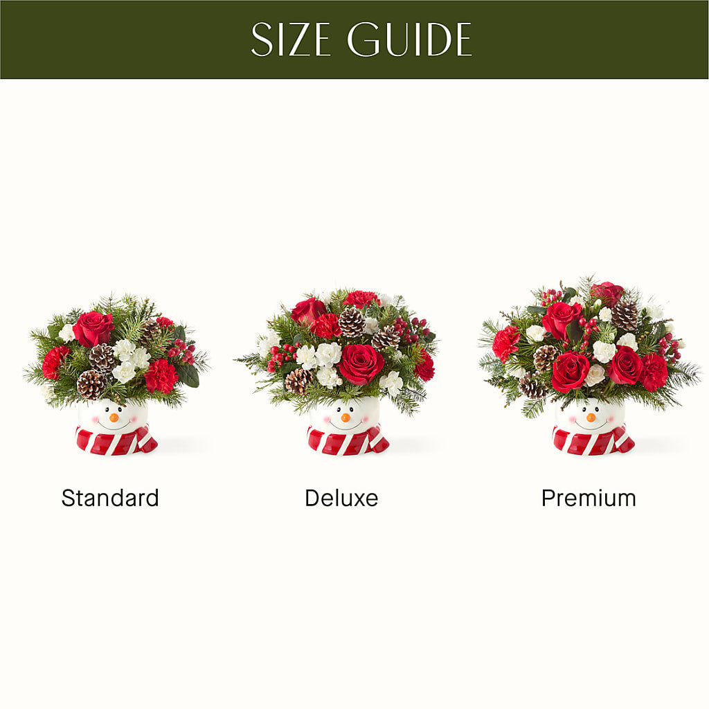 Jolly Snowman Bouquet – HONEY BEES FLORAL & MORE, Lucedale MS