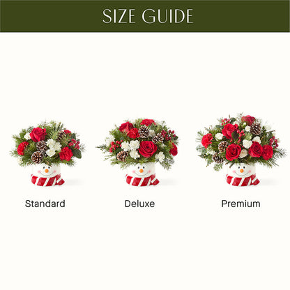 Jolly Snowman Bouquet – HONEY BEES FLORAL & MORE, Lucedale MS