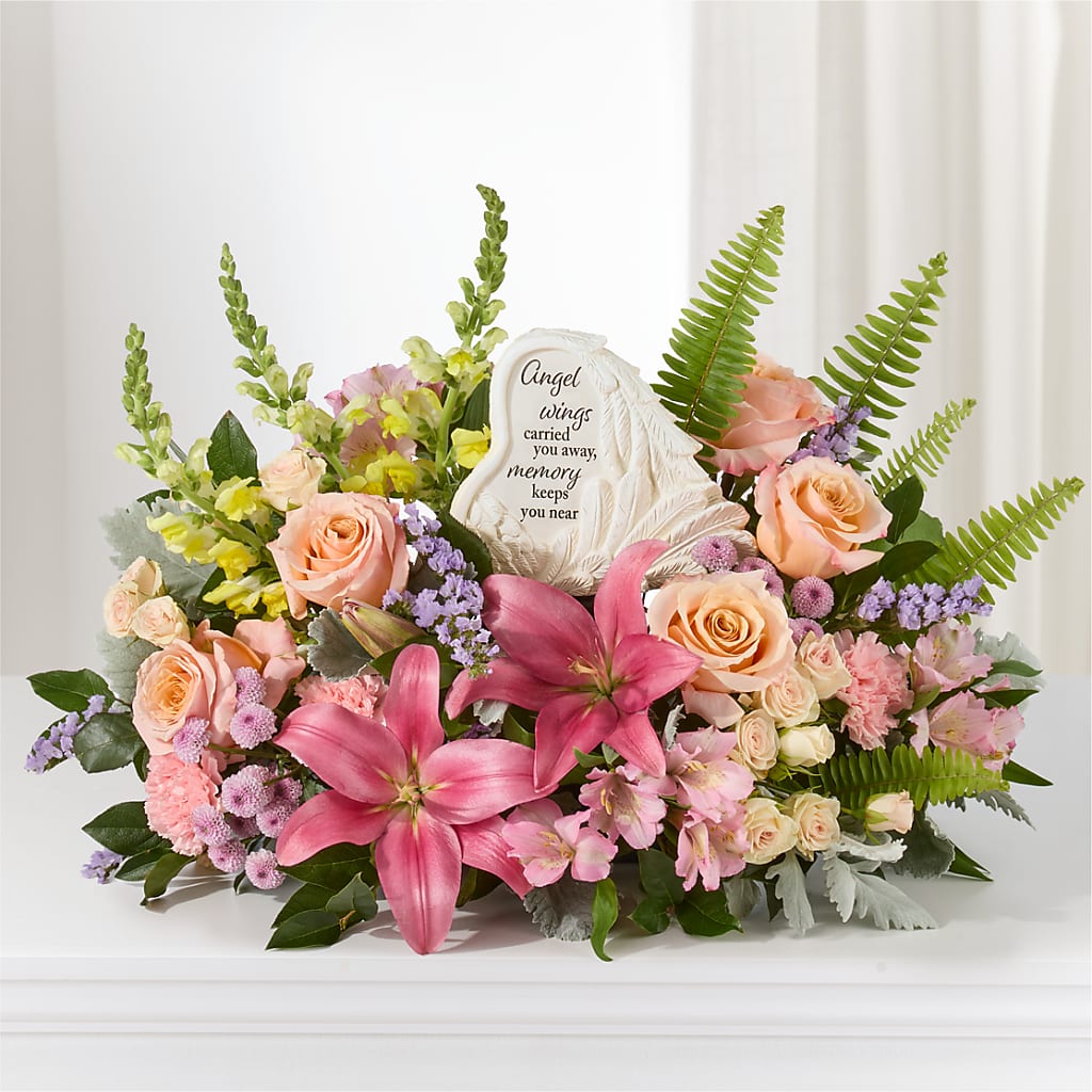 Gentle Light Arrangement – HONEY BEES FLORAL & MORE, Lucedale MS