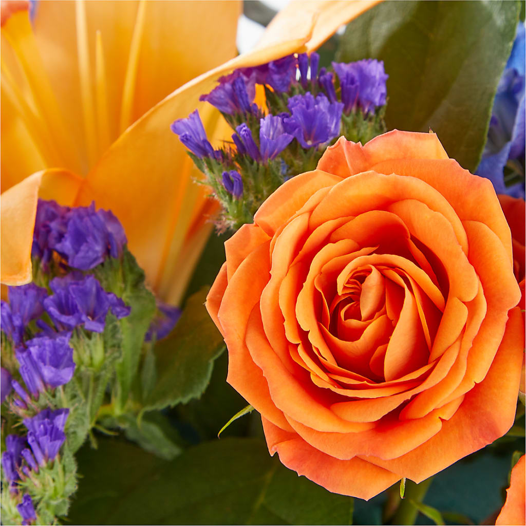 Radiant Citrus Box Bouquet – HONEY BEES FLORAL & MORE, Lucedale MS