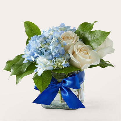Sky Blue Delight Bouquet – HONEY BEES FLORAL & MORE, Lucedale MS