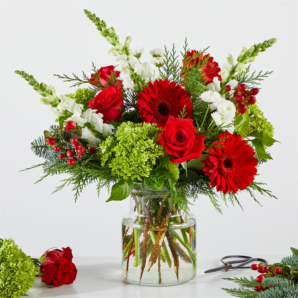 Merry Moment Bouquet – A Florist Original – HONEY BEES FLORAL & MORE, Lucedale MS