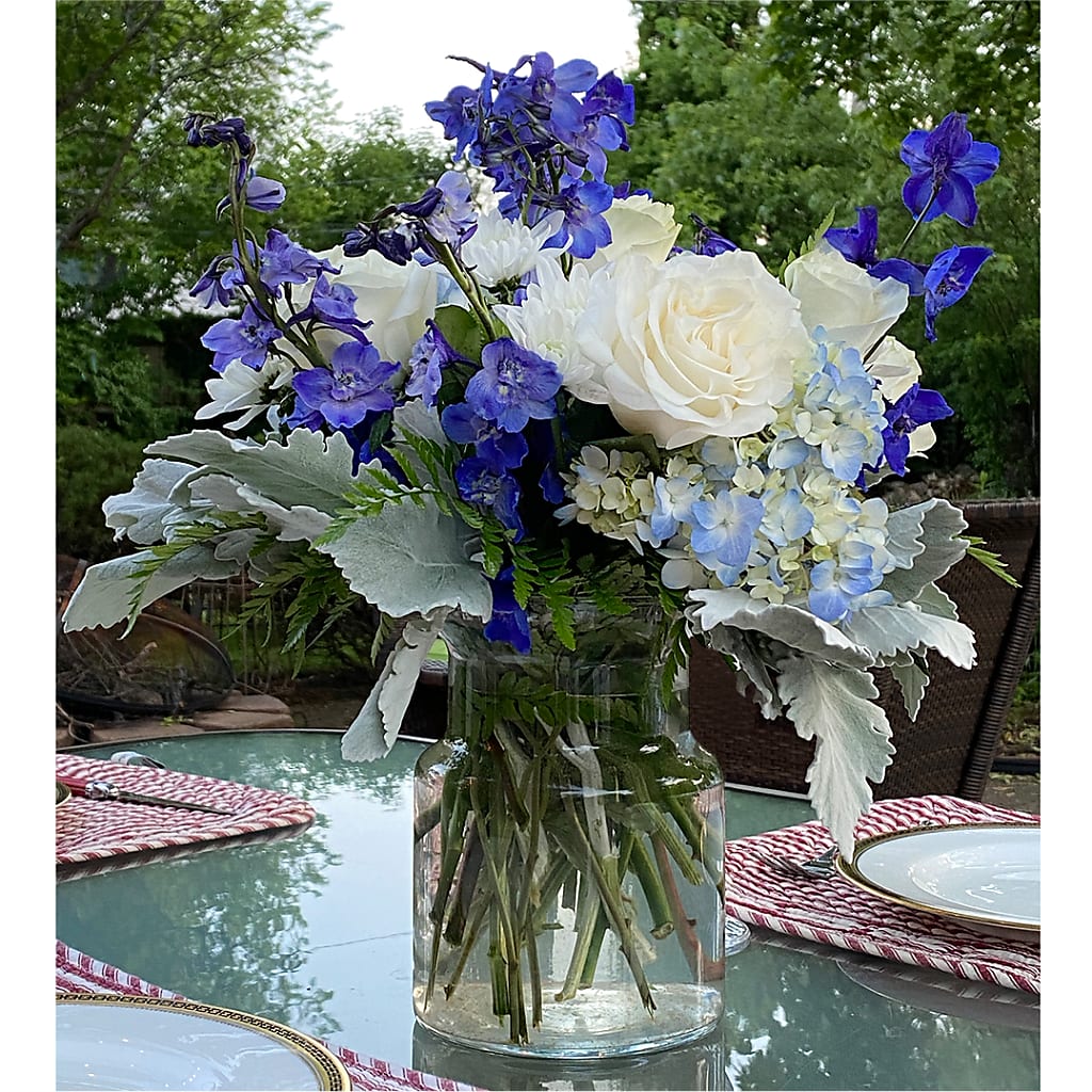 Clear Skies Bouquet – HONEY BEES FLORAL & MORE, Lucedale MS