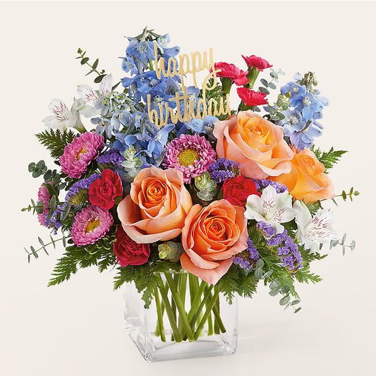 Birthday Bash Bouquet – HONEY BEES FLORAL & MORE, Lucedale MS