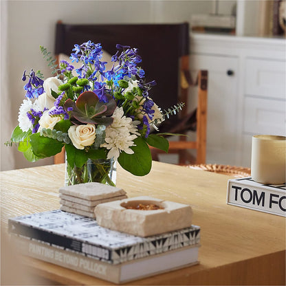 Cerulean Waves Bouquet – HONEY BEES FLORAL & MORE, Lucedale MS