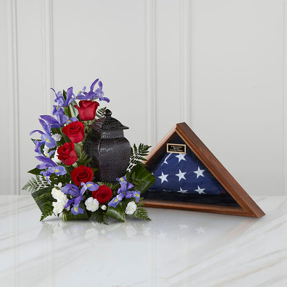 Patriotic Tribute Arrangement – HONEY BEES FLORAL & MORE, Lucedale MS