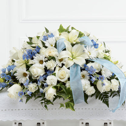 Tender Treasure Casket Spray – HONEY BEES FLORAL & MORE, Lucedale MS