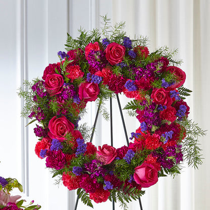 Calming Colors Wreath – HONEY BEES FLORAL & MORE, Lucedale MS
