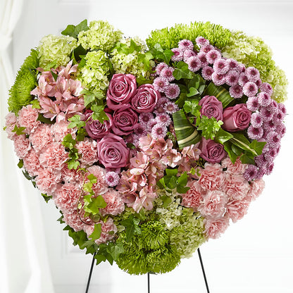 Heartwarming Standing Heart – HONEY BEES FLORAL & MORE, Lucedale MS