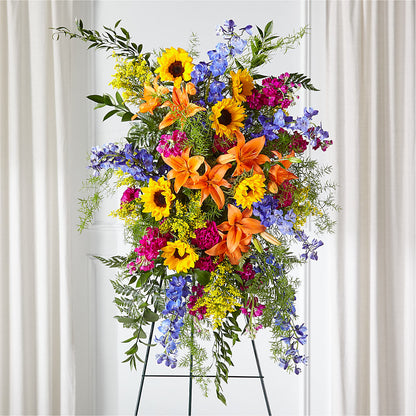 Sunlit Memories Standing Spray (Standard) – HONEY BEES FLORAL & MORE, Lucedale MS