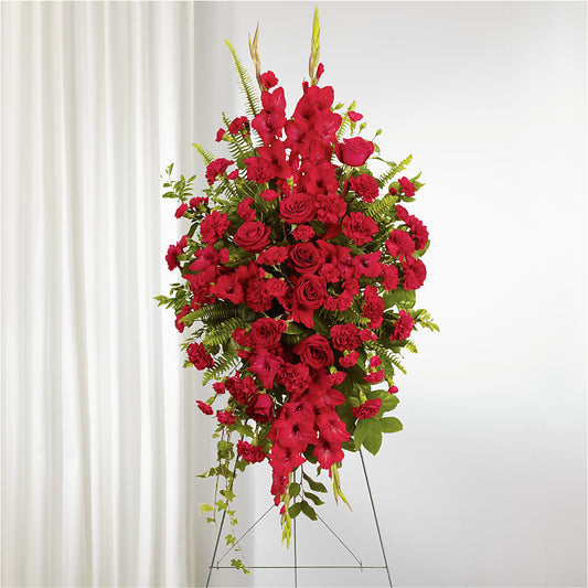 From the Heart Standing Spray – HONEY BEES FLORAL & MORE, Lucedale MS