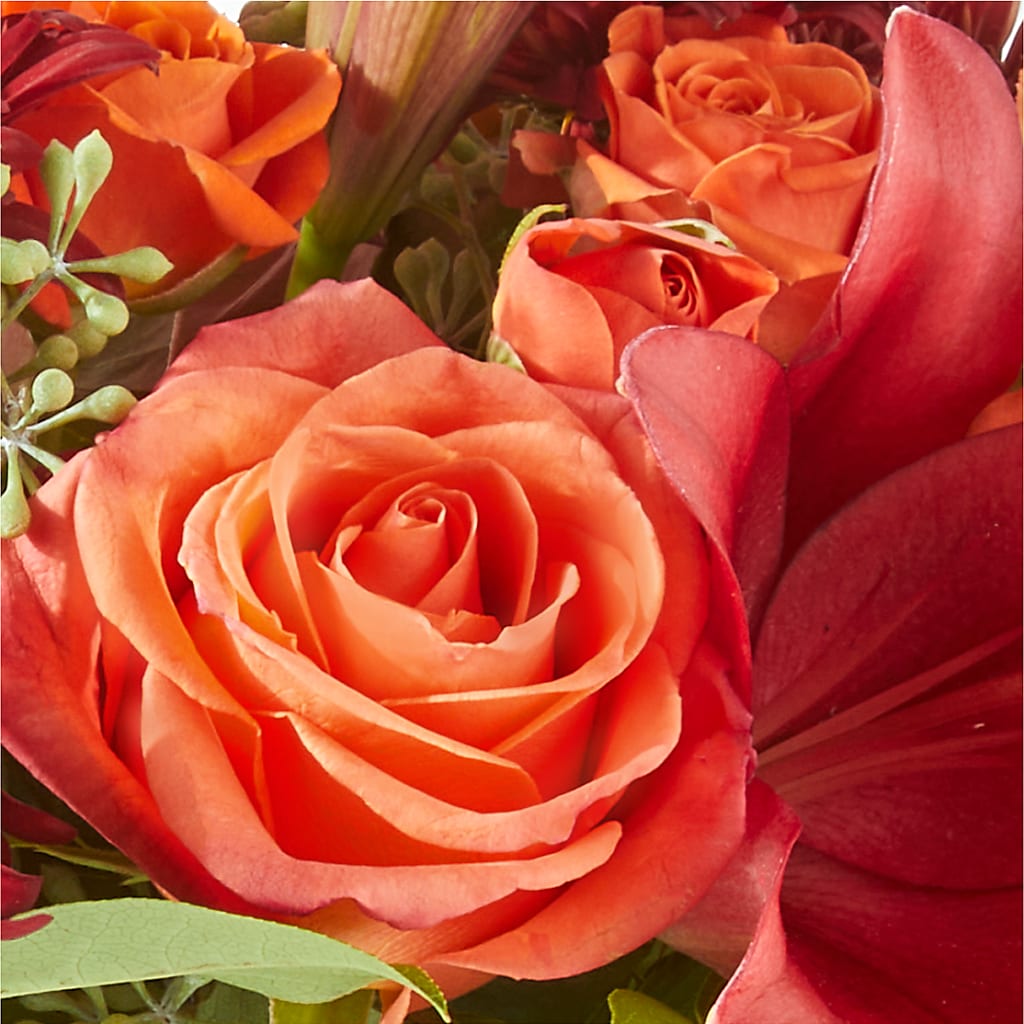 Crimson Leaves Bouquet – HONEY BEES FLORAL & MORE, Lucedale MS
