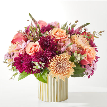 Berry Cobbler Bouquet with Ivory Vase – HONEY BEES FLORAL & MORE, Lucedale MS