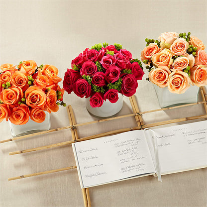 Dawn Rose Centerpiece – HONEY BEES FLORAL & MORE, Lucedale MS